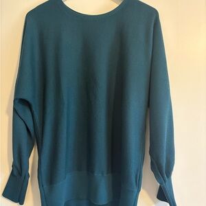 Talbots Teal Crew Neck Sweater